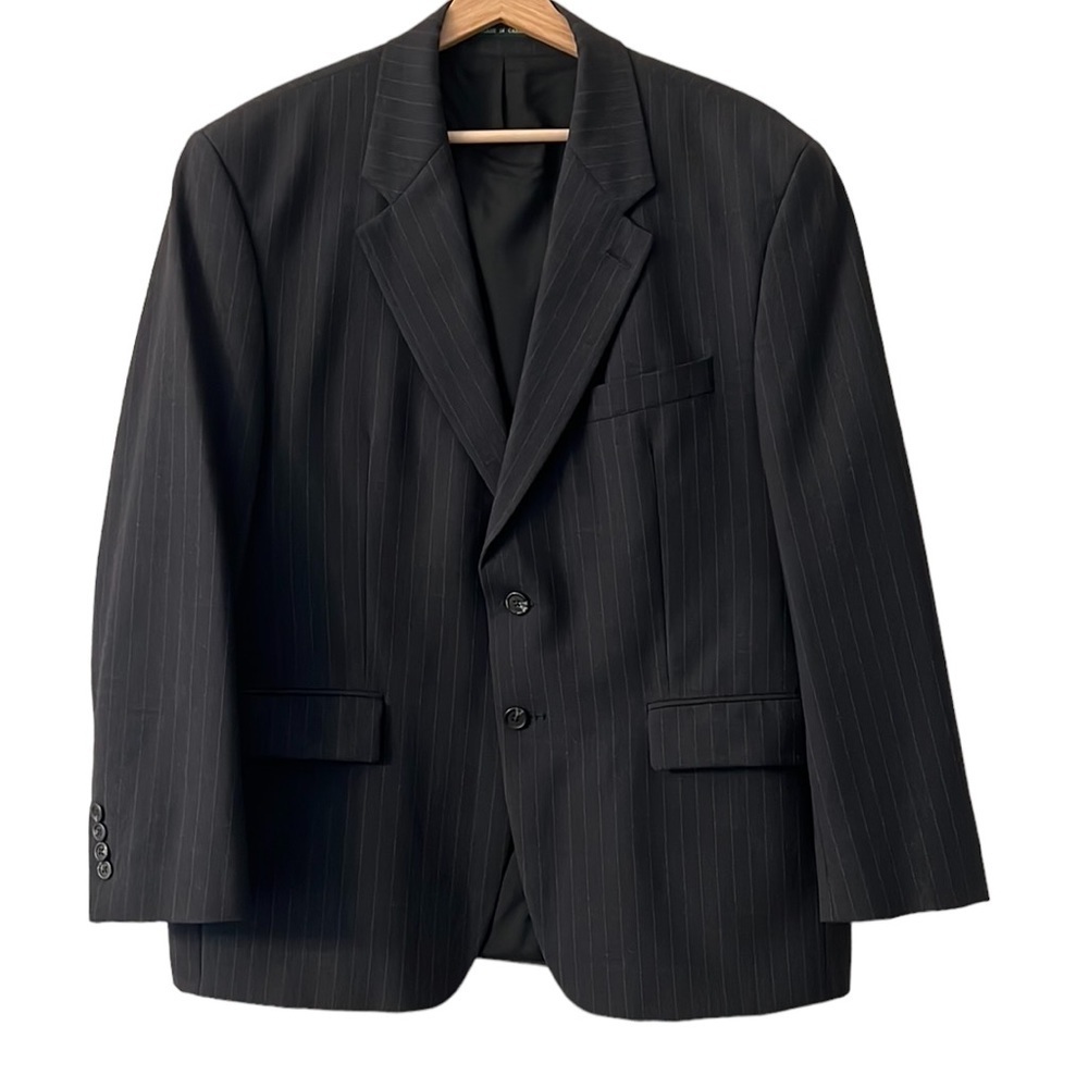 Lauren Ralph Lauren Men’s Pin Stripe Gray Sports Coat. Jacket. Blazer. 42S